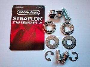 Dunlop Straplok Nickel Dual Design