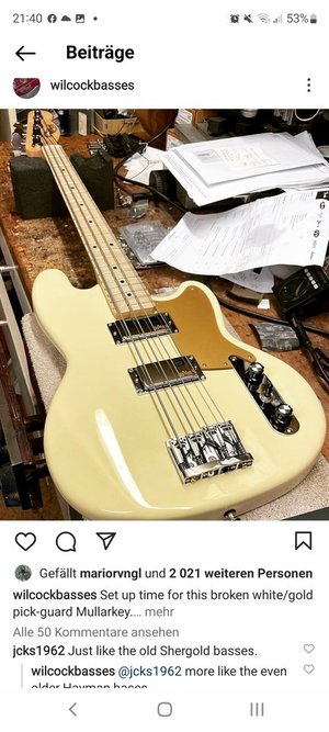 Suche Serek, Mustang oder Wilcock Bass