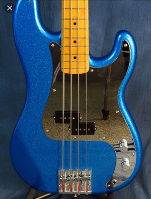 Suche Fender Steve Harris Preci Royal Blue Sparkle MiJ