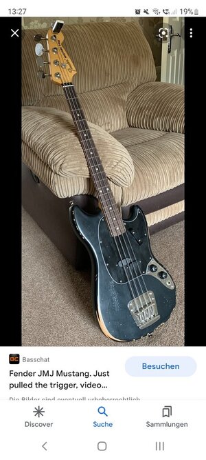 Fender jmj mustang bass