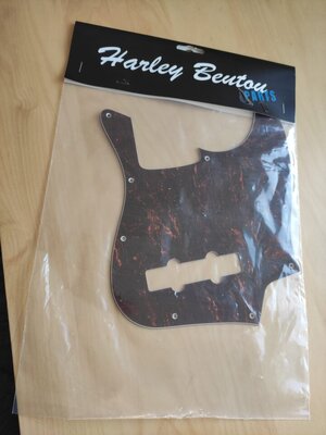 HB Parts - Jazz Bass Pickguard - Tortiose