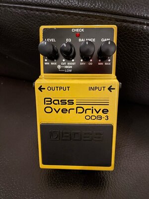 BOSS ODB-3 Bass OverDrive Effekt Pedal, super Zustand !!!