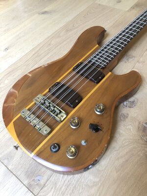 [RARE] Ibanez Studio ST980 8 String Vintage Active Electric Bass w/ohsc 1980