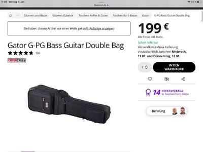 Bass Doppel Gigbag