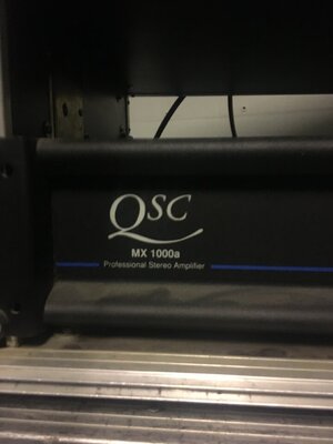 QSC MX 1000a 2-Kanal Endstufe 90er - schwarz