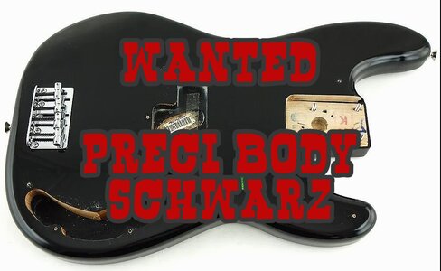 SUCHE: Precision Bass Body Schwarz