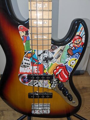 SX SJB 75 Jazzbass - Modified