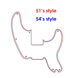 Suche 54 Precision Pickguard Schwarz