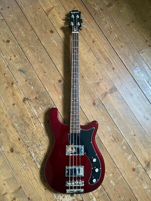 EPIPHONE (by GIBSON) Embassy Bass Sparkling Burgundy