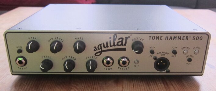 Aguilar Bass Stack - Tone Hammer 500 & 2 St. Aguilar Boxen DB 112