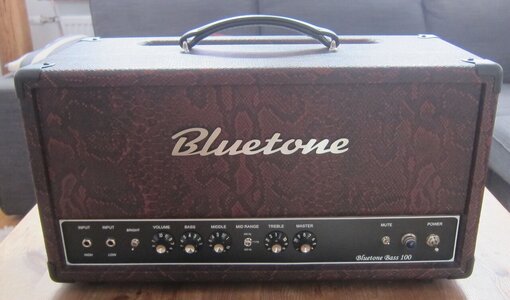 Bluetone Bass Amp Verstärker 100 Watt Vollröhre Custom Boutique aus Finnland