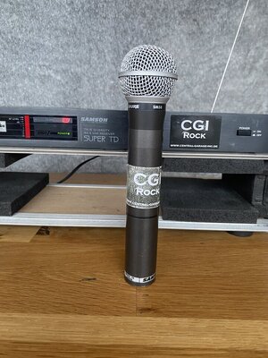 Mikrofon Funkanlage Samson mit Shure SM58