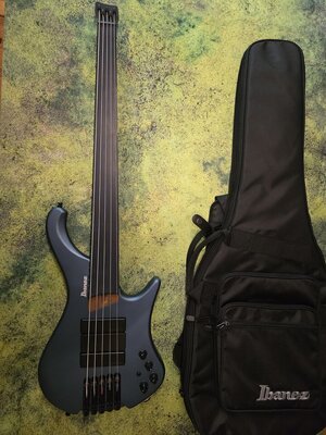Ibanez EHB1005F-AOM Headless 5-String Fretless Bass