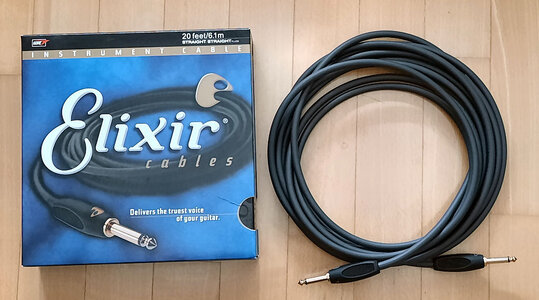 Elixir Instrumenten Kabel - ca. 6 m in OVP