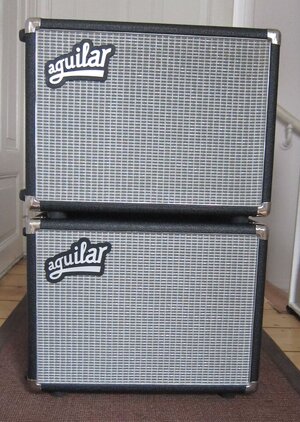 2 Stück Aguilar Bass Boxen DB112 inkl. Schutzhüllen - auch Tausch gegen Ampeg V4B RI oder PF 50T