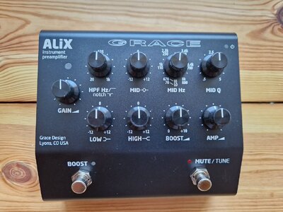 Grace Design Alix Preamp in schwarz // Kontrabass // NEUER PREIS!