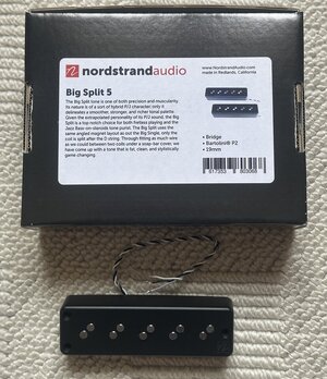 Nordstrand Big Split 5 Bass Tonabnehmer 5 Saiter Pickup Bridge