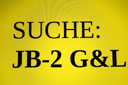 SUCHE: JB-2 G&L