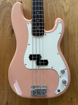 Fender Precision Bass Japan CIJ PB-62 Reissue Shell Pink + Case