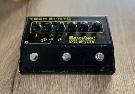 Tech 21 Sansamp Programmable Bass Driver DI