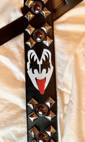 GBStraps Gene Simmons Bass/Gitarrengurt Handmade wie Neu