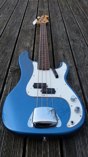 Verkauf oder Tausch: Fender American Original 60's Precision Bass Lake Placid Blue