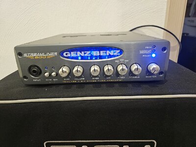 Genz Benz Streamliner 600 STM-600 Bass Amp, inkl Gigbag