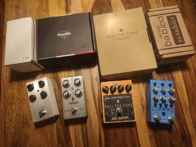 OAM VB-2 | Cornerstone Gladio | Free The Tone Bass Blaster | Empress Para EQ deluxe