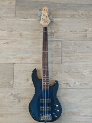 G&L L2500 Tribute 5-Saiter Bass - blue burst