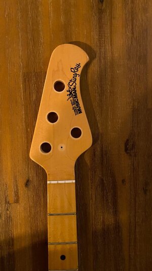 1992 Stingray maple musicman neck