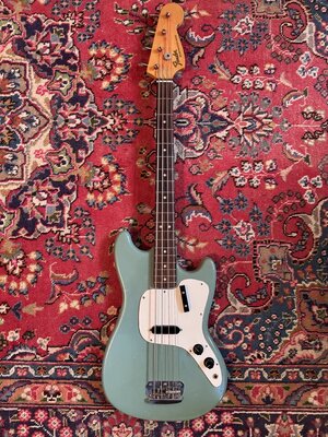 Fender Musicmaster Bass 1972 blau CBS