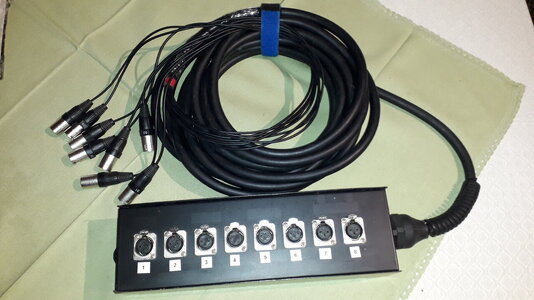 Multicore - Stagebox - 8 x XLR / 10 Meter --- RESERVIERT ---