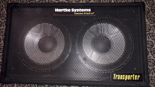 HARTKE "Transporter  HS 210 T - Transient Attack" - Made in USA !!