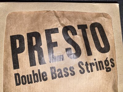 Presto Nylonwound Steel Core 3/4 Kontrabass Saiten Medium