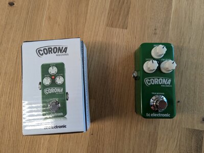 tc electronic Corona Mini Chorus Gitarre/Bass Chorus Pedal