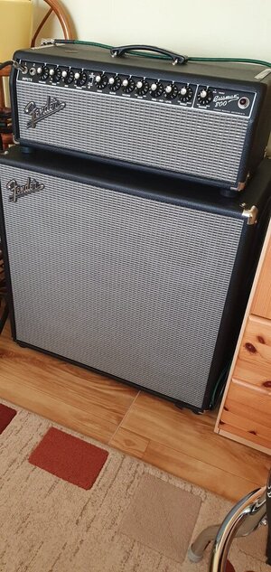 Fender Bassman 800 Head + Fender Bassman 410 Neo