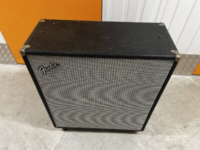 Bassbox Fender Bassman 50 diagonal 200W 4 Ohm (2x JBL K140 8 Ohm) neu bespannte Front, Bassreflex