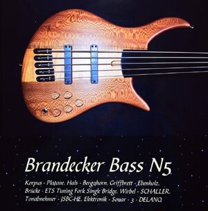 Brandecker No.5 Fretless Bass