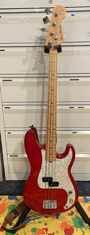 Precision Bass 50s-Style in Rot