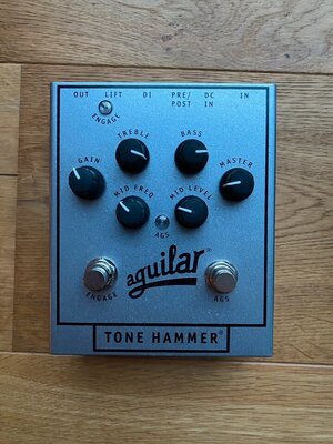 Aguilar Tone Hammer 25th Anniversary Silver Edition Effektpedal