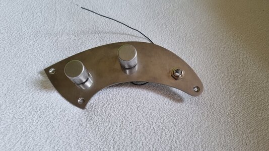 P-Bass Control Plate