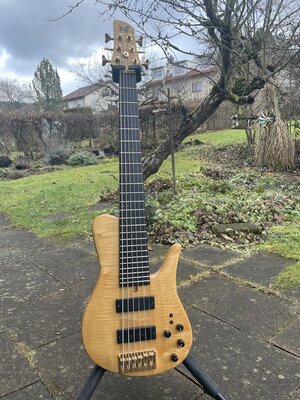 Bass 6-string Single Cut sehr schöne Fodera Kopie