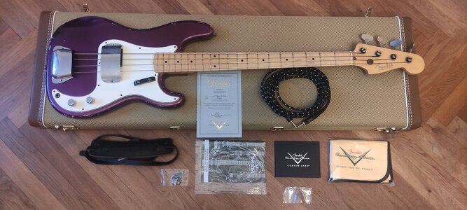 Fender Precision Bass Custom Shop, Pino Palladino Hals, Journeyman Relic