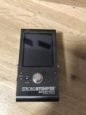 Peterson strobestomp hd, strobe Tuner