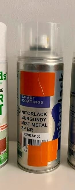 Nitrolack Spray Dose smart coatings Farbe: burgundy mist metallic