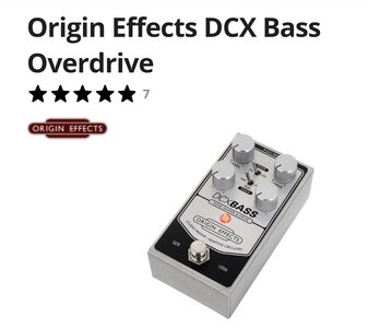 Suche: Origin Effects DCX Bass Overdrive