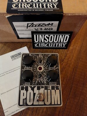 Unsound Circuitry HYPER POZZUM V2 (Univox Hyperfuzz with clean blend and Mid-sweep!)