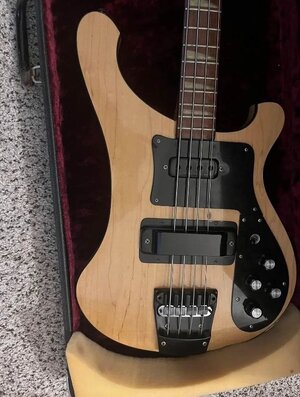 1986 Rickenbacker 4003 BT – Seltene schwarze Verzierungen