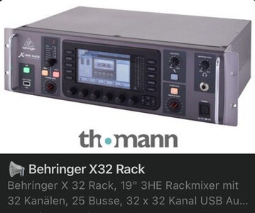 SUCHE Behringer X32