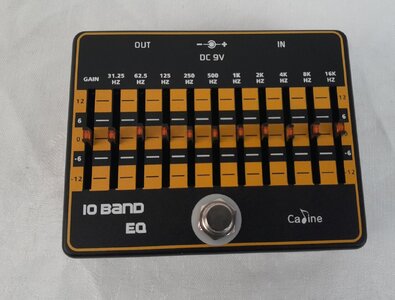 Cadine CP-24 - 10 Band EQ (Gitarre und Bass) mit True Bypass